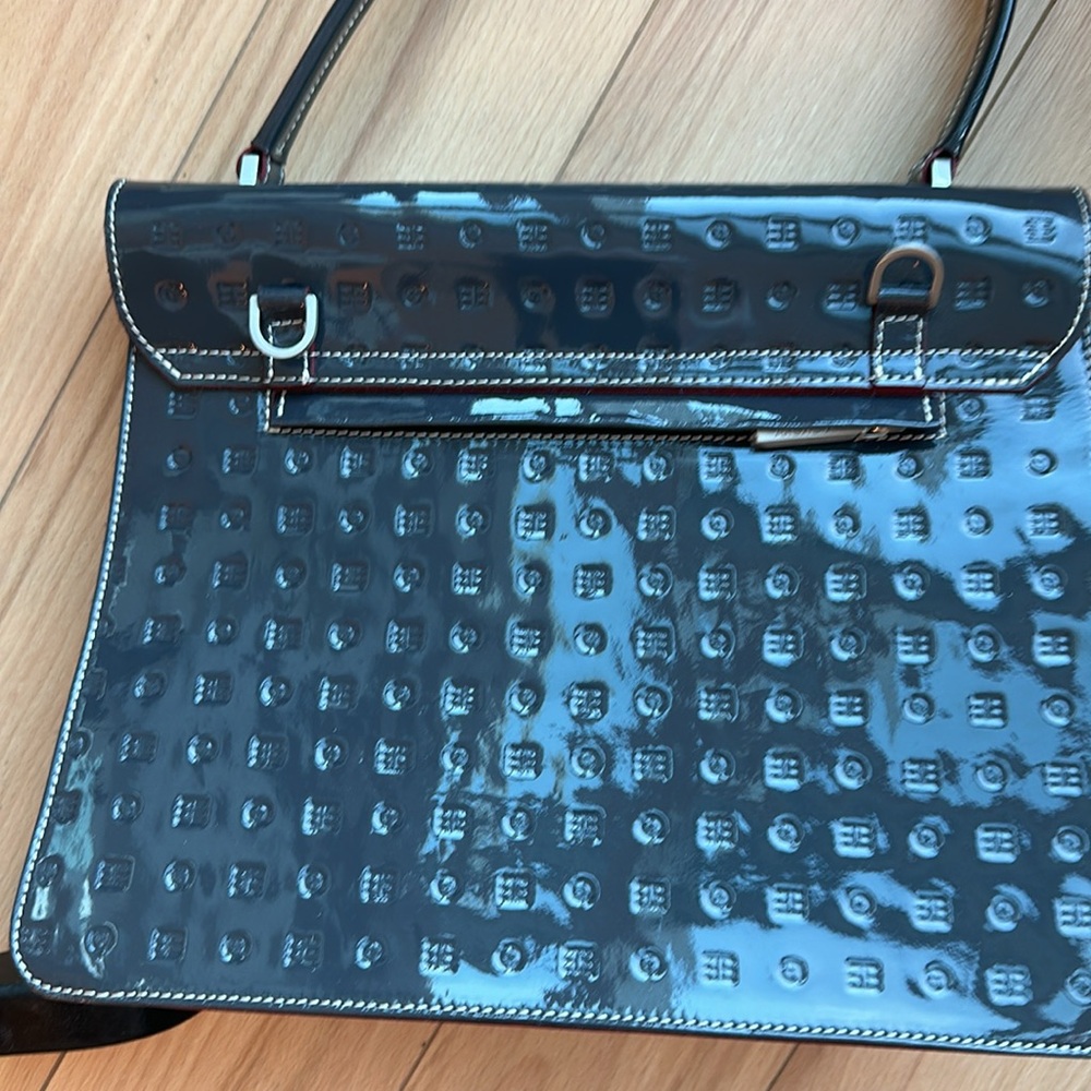 💜Arcadia Patent Battleship Grey Satchel💜 - Picture 5 of 11